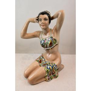 Artenova - Donna in Ceramica - Italia Anni 50